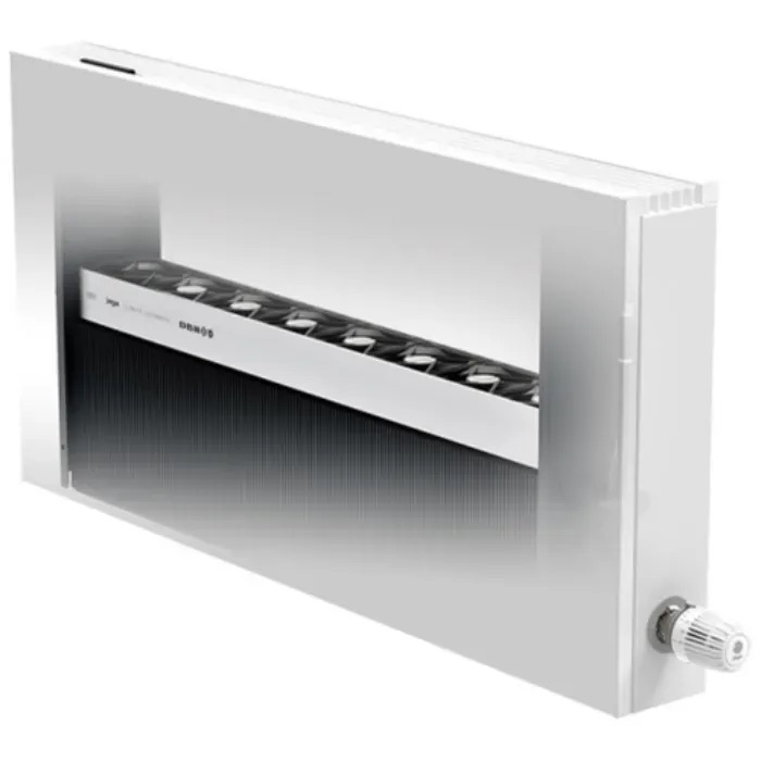 Lagetemperatuurconvector met DBE (Dynamic Boost Effect) voor hybride verwarmen