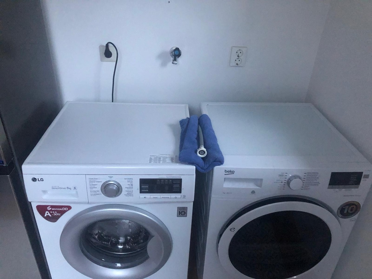 Wasmachine aangesloten door Laaribi Installatietechniek in Bilthoven